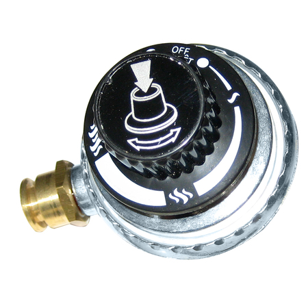 KUUMA PRODUCTS Twist Lock Regulator F/ Stow N' Go 160 Grills 58356